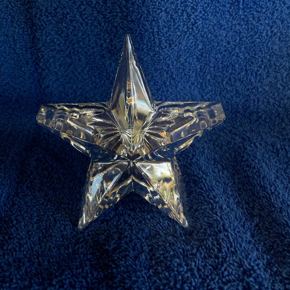 Waterford crystal star paperweight